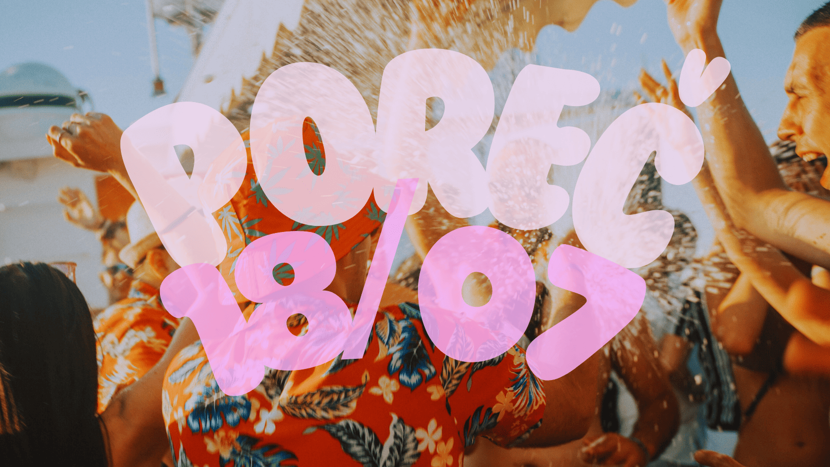 Boom Boat Party from Poreč - Saturday